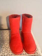 red boots ugg short wine for sale  Olyphant