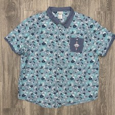 Usado, Camisa masculina Disney Parks Mickey's Longboard Surf Team Pearl Snap tamanho 2XL comprar usado  Enviando para Brazil