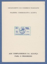 Brasilien 1966 Folhinha Filatélica Alianca para o Progresso ungestempelt comprar usado  Enviando para Brazil