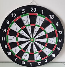 Conjunto de placa de dardo profissional vintage 18” placa de dardo de dois lados vermelho preto branco comprar usado  Enviando para Brazil