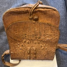 Crocodile skin bag for sale  HOUNSLOW