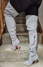 Thigh length boots for sale  UK