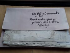 Antique police ephemera for sale  HIGHBRIDGE