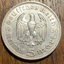 Piece reichsmark 1936 d'occasion  Senlis