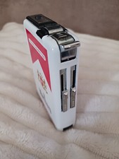 Estojo de metal para cigarros Marlboro + isqueiro a gás não usado - frete grátis 00!!! comprar usado  Enviando para Brazil
