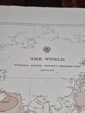 Admiralty Chart C.6107 The World densidade da água da superfície agosto de 1942–48 comprar usado Admiralty Chart C.6107 The World densidade da água da superfície agosto de 1942–48 comprar usado  Enviando para Brazil