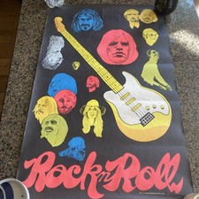 Pôster Rock N Roll vintage 1975 Acme Premium Supply 36" x 23,5 número 111 comprar usado  Enviando para Brazil