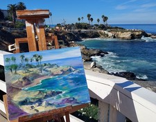 Cala La Jolla 11x14, directa del artista MK segunda mano  Embacar hacia Mexico
