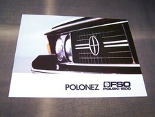 TOPRARITY Wspaniały Prospekt FSO Polonez z 1979 roku + Cennik !!! na sprzedaż  Wysyłka do Poland
