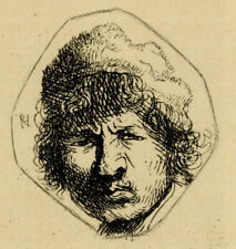 Autoportrait artiste rembrandt d'occasion  France