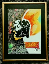 Gemälde abstrakt acryl gebraucht kaufen  Bremen