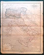 Carta geografica antica usato  Lecco