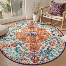 round orange rugs for sale  Eugene