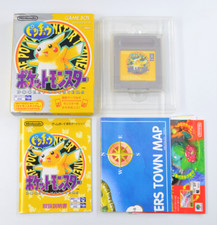 Pokemon japonês completo amarelo com mapa da cidade Nintendo Game Boy joga nos EUA, usado comprar usado  Enviando para Brazil