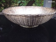 Panier métal argenté d'occasion  Pertuis