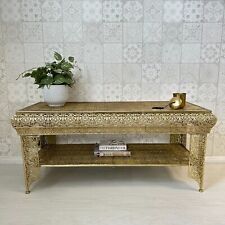 Gold coffee table for sale  DURHAM