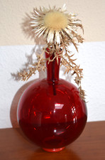 Kugelvase glas rubinrot gebraucht kaufen  Gera
