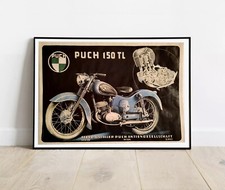 Poster vintage puch d'occasion  L'Isle-sur-la-Sorgue