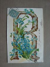 Cpa lettre myosotis d'occasion  Combs-la-Ville