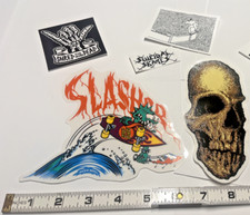 SANTA CRUZ SLASHER AND STREET CREEP - ARTE DE JIM PHILLIPS 5 ADESIVOS NO TOTAL comprar usado  Enviando para Brazil