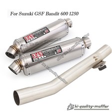 Tubulação de elo de escape para Suzuki GSF650 Bandit 600 1995-2006 + pontas de silenciador 51mm comprar usado  Enviando para Brazil