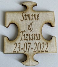 Segnaposto legno battesimo usato  Mondovi
