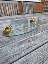 Glass corner shelf for sale  MAIDENHEAD