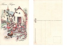 Cartolina f.p augurale usato  Castione Andevenno