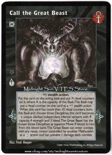 Call the Great Beast Bloodlines V:TES VTES Vampire CCG comprar usado  Enviando para Brazil