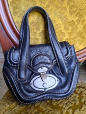 Leather mini bag usato  Tortona