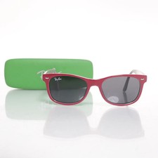 Używany, Ray-Ban, Okulary przeciwsłoneczne, RJ9052S, Wayfarer, Różowe/Czerwone, Dziewczęce #EhS na sprzedaż  PL