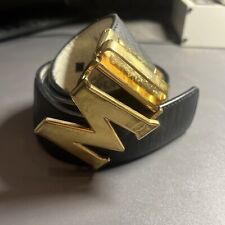 Authenticmcm gold buckle for sale  Santa Rosa