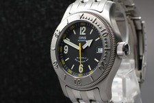 *Perto de ESTADO PERFEITO+++* ORIS Big Crown Diver 7502 relógio masculino automático data mostrador preto comprar usado  Enviando para Brazil