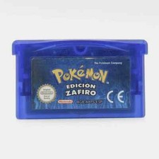 GBA POKEMON ZAFIRO PAL ESPAÑA NINTENDO GAMEBOY GAME BOY ADVANCE ORIGINAL, usado comprar usado  Enviando para Brazil