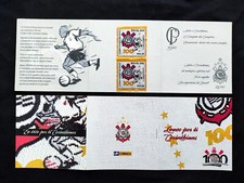 Usado, selo de tecido sintético futebol Brasil Corintians 2010 Mi 3834, Yt 3119 RHM C-3028 comprar usado  Brasil 