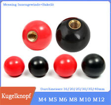 Kugelknopf M4 M5 M6 M8 M10 M12 Messing Innengewinde Ø 16mm-40mm Rund Knopf/Griff, usado comprar usado  Enviando para Brazil