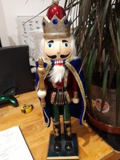 Decorative nutcracker wooden for sale  WELWYN GARDEN CITY