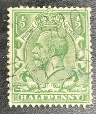 Kgv used halfpenny for sale  BELPER