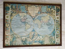 Quadro vintage mappa usato  Ariano Irpino