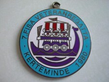 Médaille émaillée viking d'occasion  France