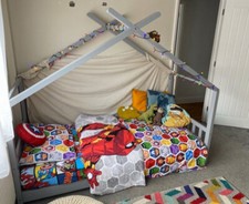Kids canopy grey for sale  LITTLEHAMPTON