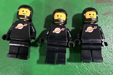 LEGO Lote 3 Hombre Espacial Negro con Casco Espacial y Tanque de Oxígeno segunda mano  Embacar hacia Mexico