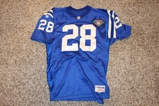 Usado, Camiseta de futebol americano Pro Line Wilson Indianapolis Colts Marshall Faulk NFL 48 RC 75º comprar usado  Enviando para Brazil