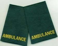 Woven ambulance epaulette for sale  CHORLEY