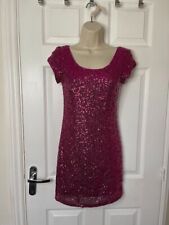 Size pink sequin for sale  FALMOUTH