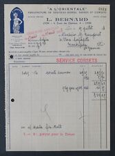 Facture 1938 lyon d'occasion Facture 1938 lyon d'occasion  Nantes-