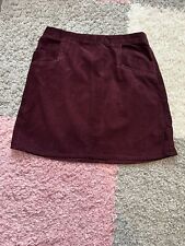 Size burgundy corduroy for sale  LLANELLI