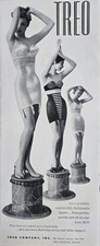 1954 Calcinha Feminina Treo Preta Branca e Sutiã All in One Cinto Anúncio Vintage , usado comprar usado  Enviando para Brazil