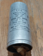Tcc electrolytic vintage for sale  CHEPSTOW