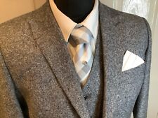 3 piece tweed suit mens for sale  LUTON